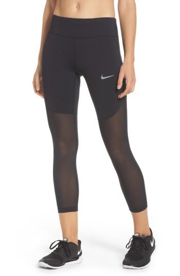 Women's Nike Power Epic Crop Tights - Black