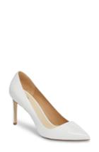 Women's Francesco Russo Asymmetrical Pump .5us / 37.5eu - White