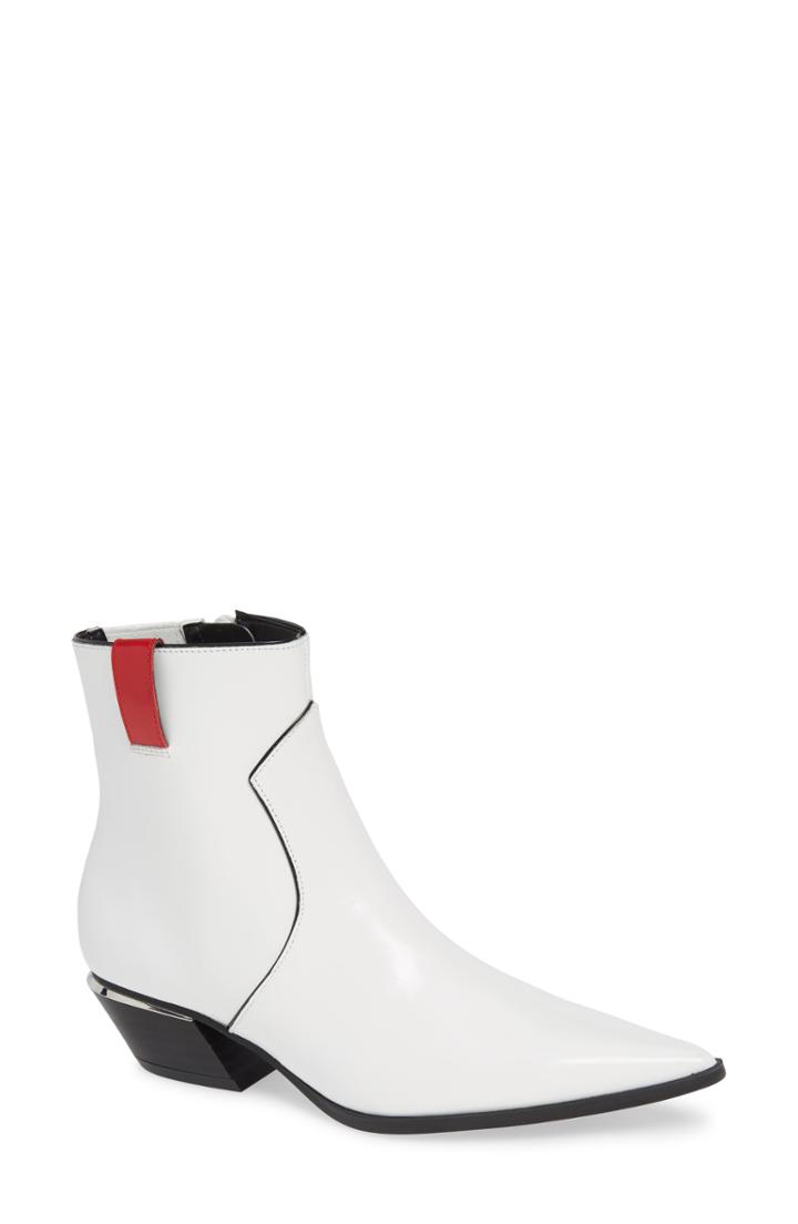Women's Calvin Klein Nanuka Bootie M - White