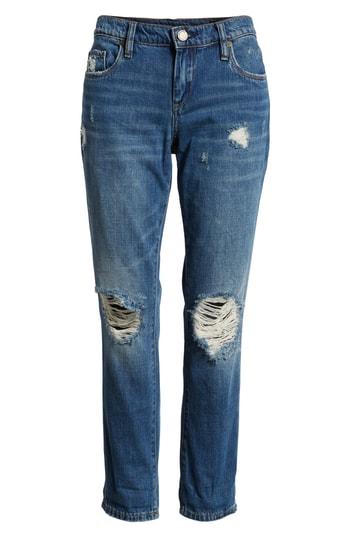 Women's Blanknyc Ludlow Ripped Crop Girlfriend Jeans