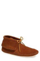 Men's Minnetonka Fringe Boot M - Brown