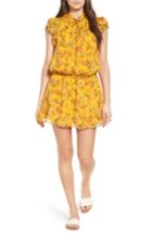 Women's Ella Moss Poetic Garden Silk Dress - Yellow