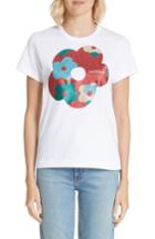 Women's Tricot Comme Des Garcons Floral Print Tee - White
