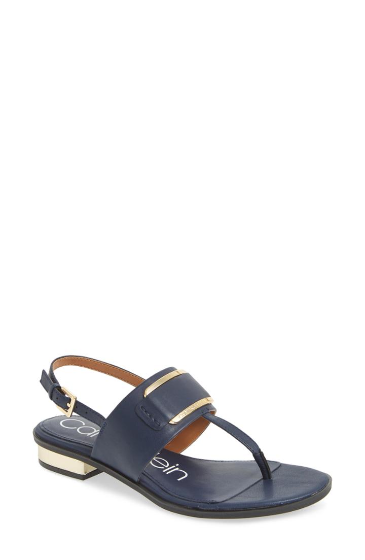 Women's Calvin Klein Freida Sandal .5 M - Blue