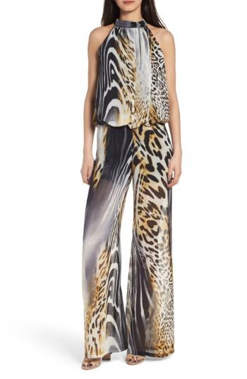 Women's Sentimental Ny Halter Chiffon Jumpsuit