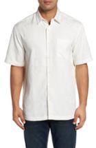 Men's Kahala Pahu Classic Fit Sport Shirt, Size - Ivory