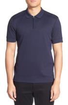 Men's Vince Camuto Slim Fit Mesh Polo, Size - Blue