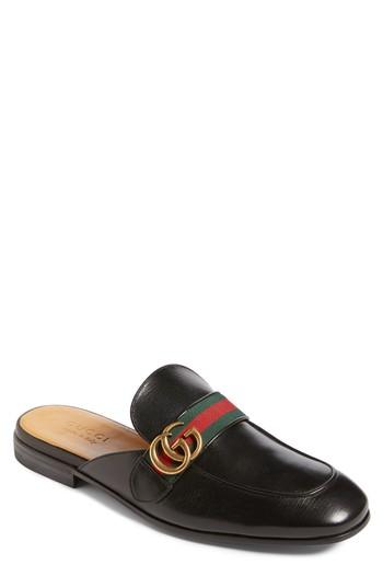Men's Gucci New Kings Mule Us / 7uk - Black