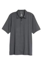 Men's Cutter & Buck Prevail Fit Stripe Polo, Size Small - Blue