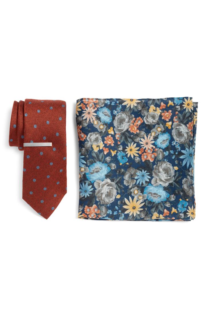 Men's The Tie Bar Dot Hitch Box Set, Size - Orange
