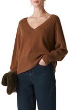 Women's Whistles Oversize Cashmere & Wool Sweater - Beige