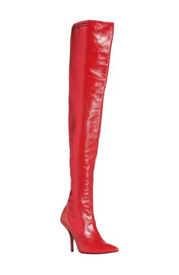 Women's Fendi Rockoko Over The Knee Boot Us / 36.5eu - Red