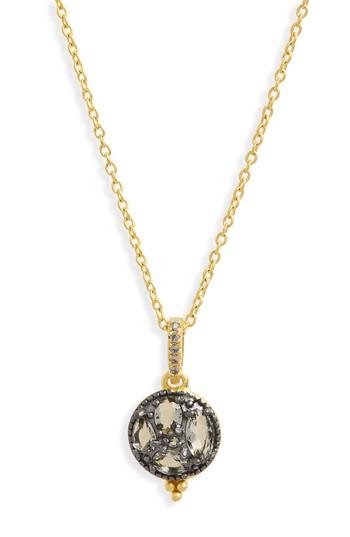Women's Freida Rothman Rose Dor Small Pendant Necklace