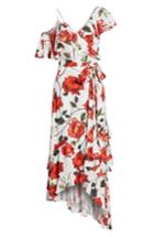 Women's Afrm Phoenix Ruffle Wrap Maxi Dress - White