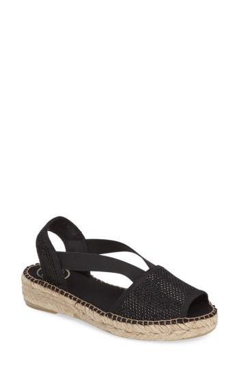 Women's Toni Pons Estel Espadrille Sandal Eu - Black