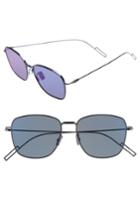 Men's Dior 'composit 1.1s' 54mm Metal Sunglasses - Blue Palladium/ Blue Mirror