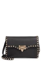 Valentino Garavan Medium Rockstud Leather Shoulder Bag - Black