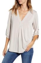 Women's Henley - Brown
