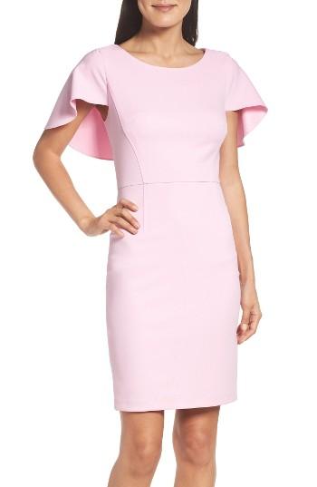 Women's Adrianna Papell Capelet Sheath Dress