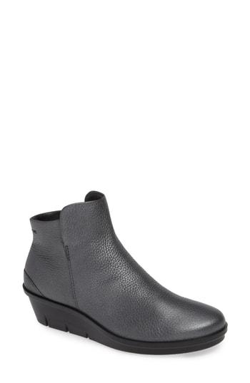 Women's Ecco Skyler Wedge Boot -5.5us / 36eu - Grey