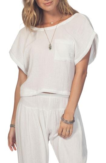 Women's Rip Curl Double Dose Surplice Back Top - Ivory