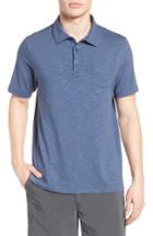 Men's Travis Mathew 'logan' Cotton Blend Polo Shirt - Blue