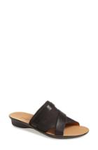 Women's Paul Green 'bayside' Leather Sandal .5us / 8uk - Black
