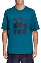 Men's Adidas Originals Adventure Graphic T-shirt - Blue/green