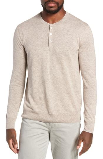 Men's Bonobos Henley Sweater - Brown