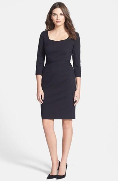 Women's Classiques Entier Seam Detail Ponte Dress