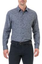 Men's Rodd & Gunn Freys Crescent Regular Fit Flannel Sport Shirt, Size - Blue