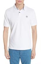 Men's Stone Island Pique Polo - White