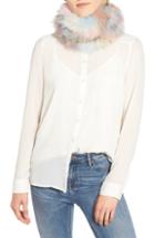 Women's Jocelyn Genuine Fox Fur Cowl, Size - Pink