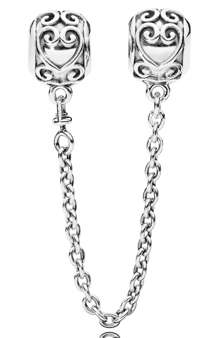 Women's Pandora Enchanted Heart Safety Chain