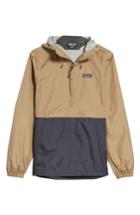 Men's Patagonia Torrentshell Packable Regular Fit Rain Jacket, Size - Beige