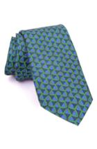 Men's Ted Baker London Geo Triangle Print Silk Tie