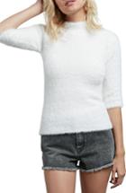 Women's Volcom Bunney Riot Sweater - White