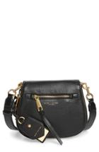Marc Jacobs Small Recruit Nomad Pebbled Leather Crossbody Bag - Black