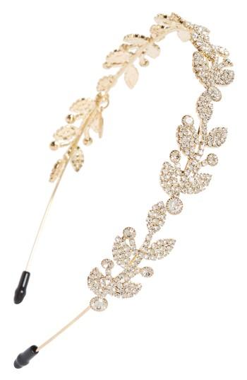 Tasha Filigree Crystal Headband, Size - Metallic
