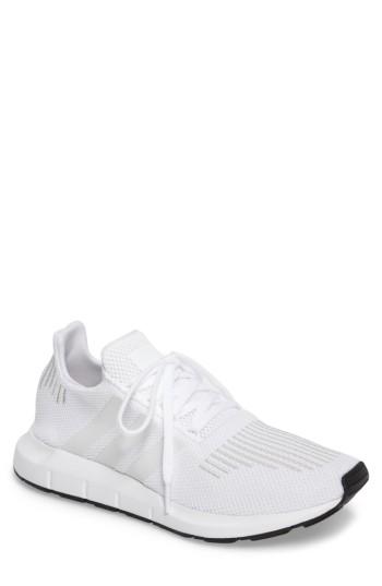 Men's Adidas Swift Run Running Shoe .5 M - White