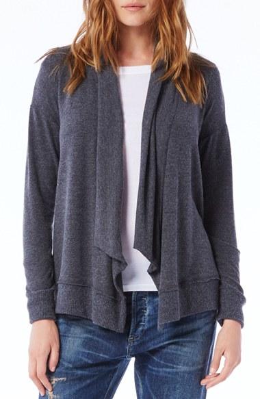 Women's Michael Stars Open Front Cardigan - Grey