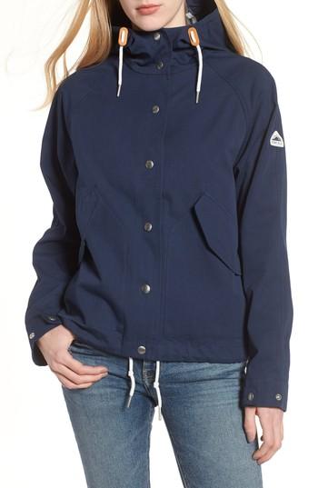 Women's Penfield Davenport Hooded Raincoat - Blue