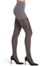 Women's Spanx Metallic Shimmer Mid Thigh Shaping Tights, Size D - Grey