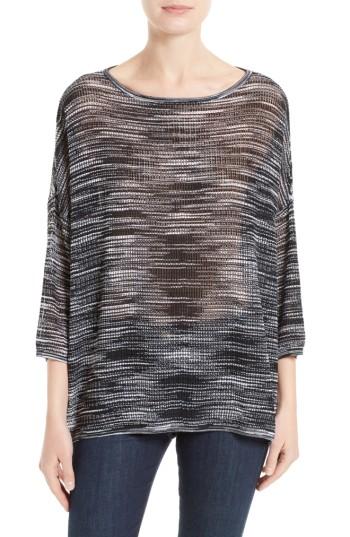 Women's M Missoni Space Dyed Ripple Top - Black