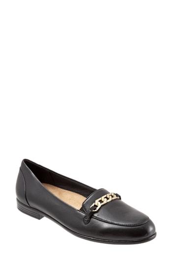 Women's Trotters Anastasia Flat M - Black