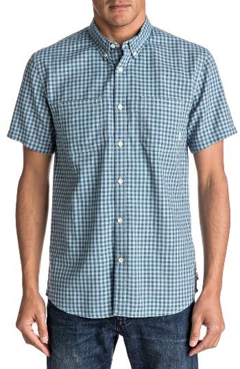 Men's Quiksilver Forte Night Check Shirt - Blue