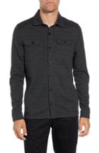 Men's Ted Baker London Toolow Trim Fit Solid Sport Shirt (m) - Grey
