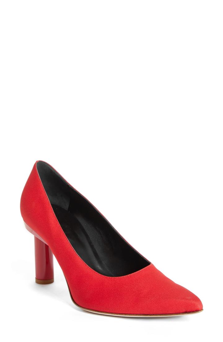 Women's Tibi Zo Crepe Pump .5us / 36.5eu - Red