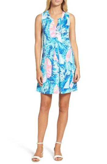 Women's Lilly Pulitzer Essie Shift Dress, Size - Blue