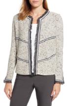 Women's Halogen Fuzzy V-neck Sweater